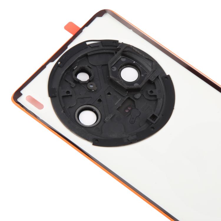 For vivo X100 Pro 5G V2324A V2309 Original Back Cover with Camera Lens Cover(Orange) - Back Cover by buy2fix | Online Shopping UK | buy2fix