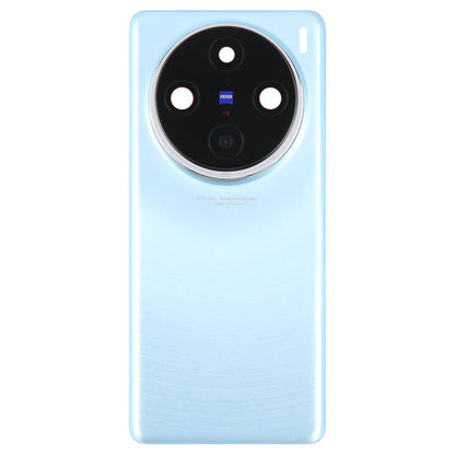 For vivo X100 Pro 5G V2324A V2309 Original Back Cover with Camera Lens Cover(Blue) - Back Cover by buy2fix | Online Shopping UK | buy2fix