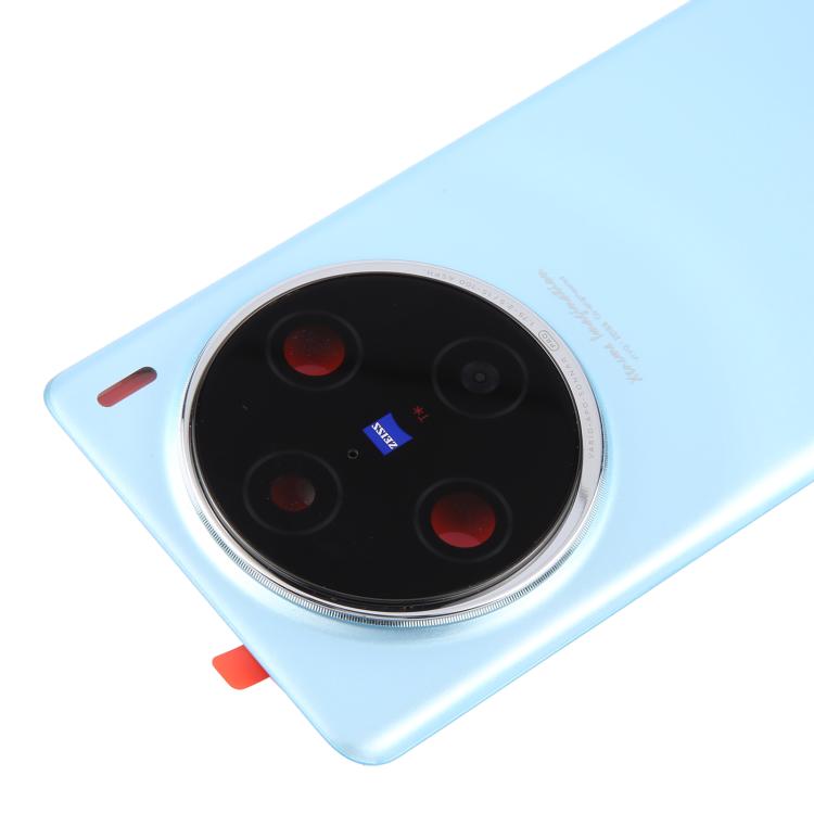 For vivo X100 Pro 5G V2324A V2309 Original Back Cover with Camera Lens Cover(Blue) - Back Cover by buy2fix | Online Shopping UK | buy2fix
