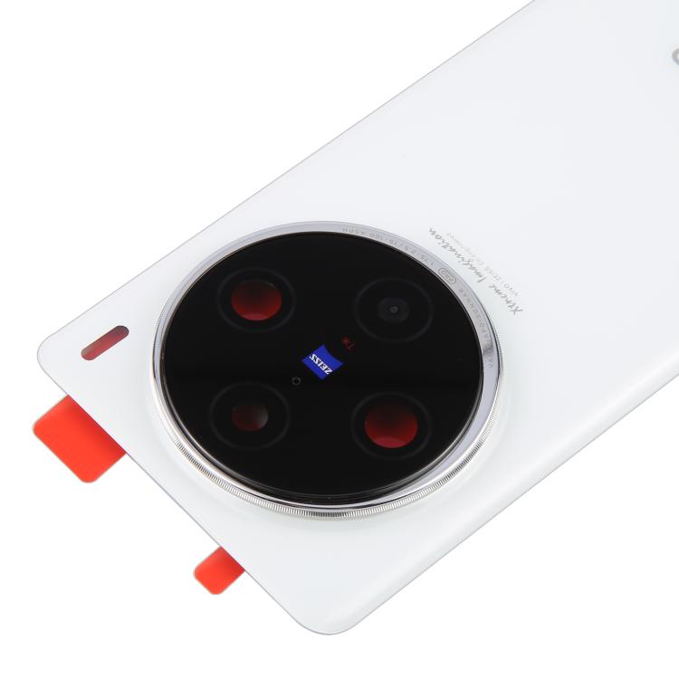 For vivo X100 Pro 5G V2324A V2309 Original Back Cover with Camera Lens Cover(White) - Back Cover by buy2fix | Online Shopping UK | buy2fix