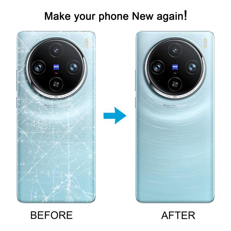 For vivo X100 Pro 5G V2324A V2309 Original Back Cover with Camera Lens Cover(Orange) - Back Cover by buy2fix | Online Shopping UK | buy2fix