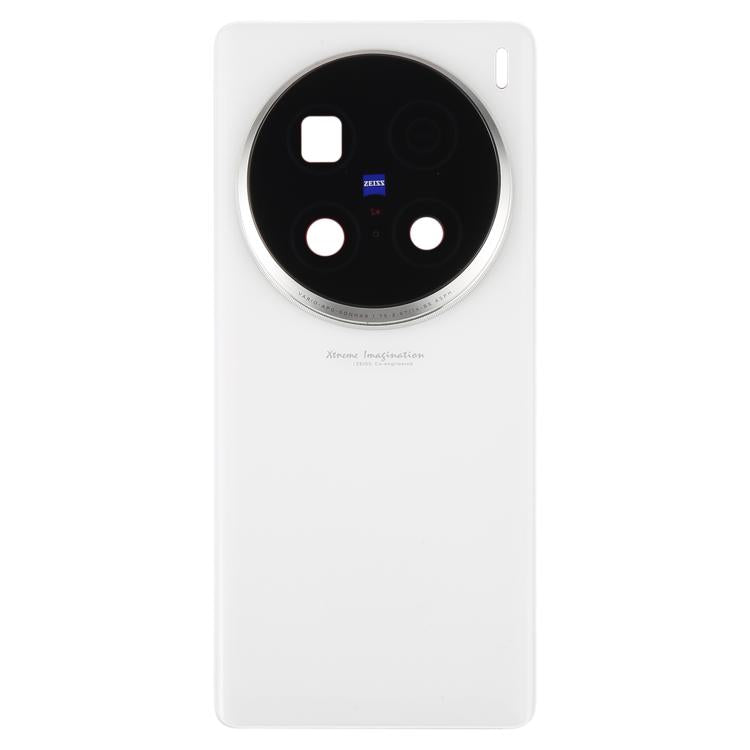 For vivo X100 Ultra 5G V2366GA V2366HA Original Back Cover with Camera Lens Cover(White) - Back Cover by buy2fix | Online Shopping UK | buy2fix