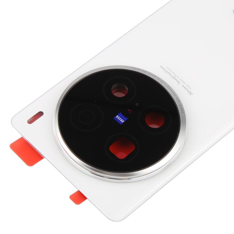 For vivo X100 Ultra 5G V2366GA V2366HA Original Back Cover with Camera Lens Cover(White) - Back Cover by buy2fix | Online Shopping UK | buy2fix