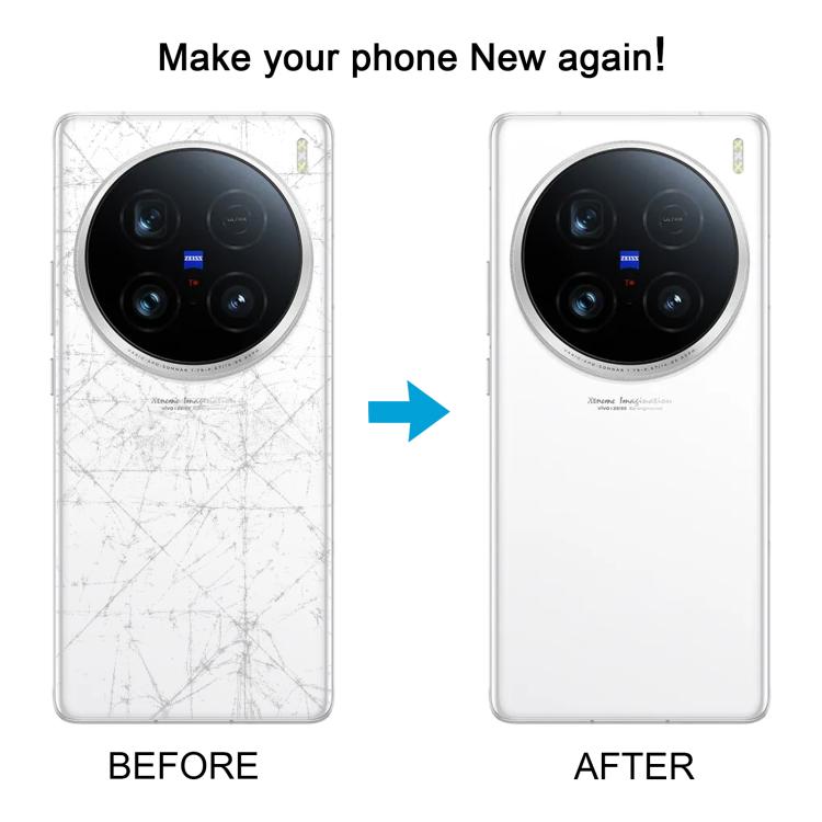For vivo X100 Ultra 5G V2366GA V2366HA Original Back Cover with Camera Lens Cover(White) - Back Cover by buy2fix | Online Shopping UK | buy2fix