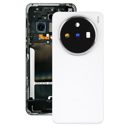 For vivo X200 5G V2415A V2405A V2415 Original Back Cover with Camera Lens Cover(White) - Back Cover by buy2fix | Online Shopping UK | buy2fix