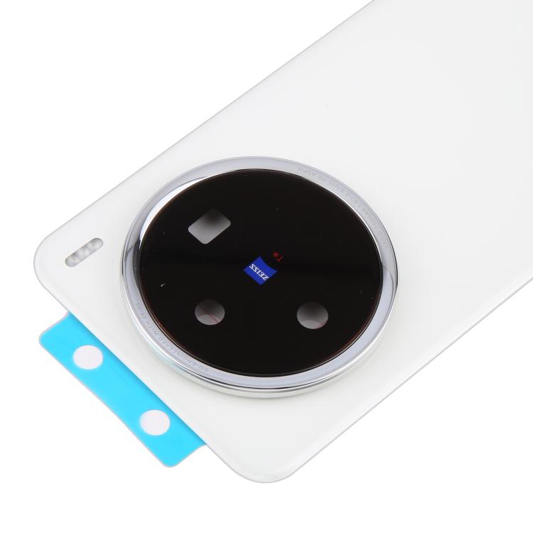 For vivo X200 5G V2415A V2405A V2415 Original Back Cover with Camera Lens Cover(White) - Back Cover by buy2fix | Online Shopping UK | buy2fix