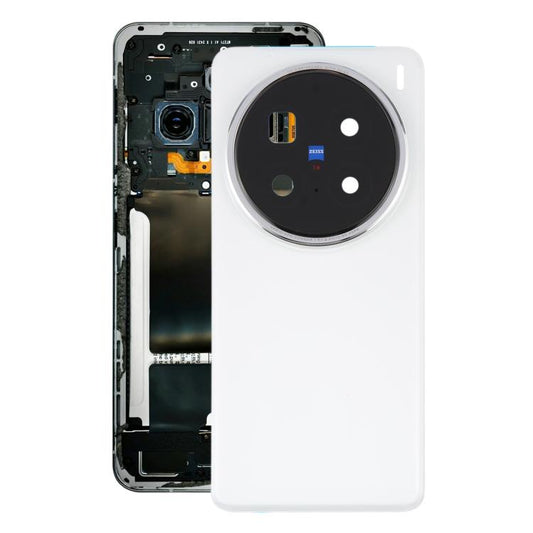 For vivo X200 Pro 5G Original Back Cover with Camera Lens Cover(White) - Back Cover by buy2fix | Online Shopping UK | buy2fix