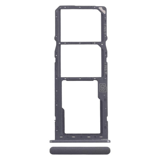 For Nokia 5.3 Original SIM Card Tray + SIM Card Tray + Micro SD Card Tray (Black)
