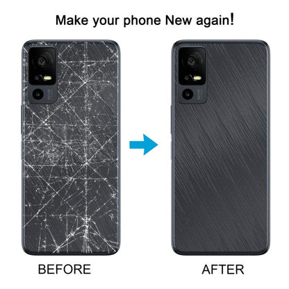 For TCL 40 R T771K Original Back Cover(Matte Black) - For TCL by buy2fix | Online Shopping UK | buy2fix