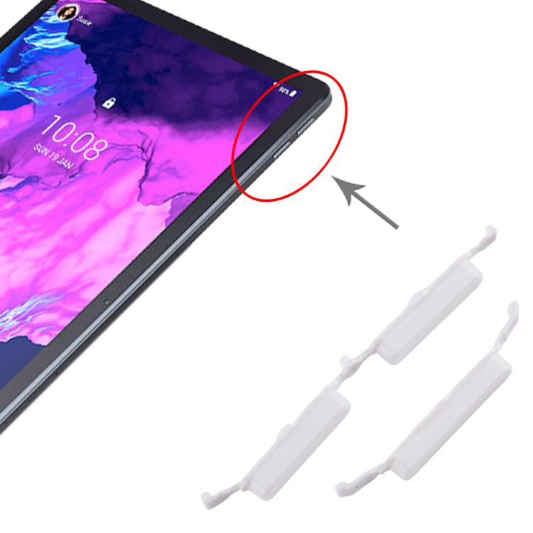 For Lenovo Tab P11 TB-J606F Power Button and Volume Control Button (White) - Others by buy2fix | Online Shopping UK | buy2fix