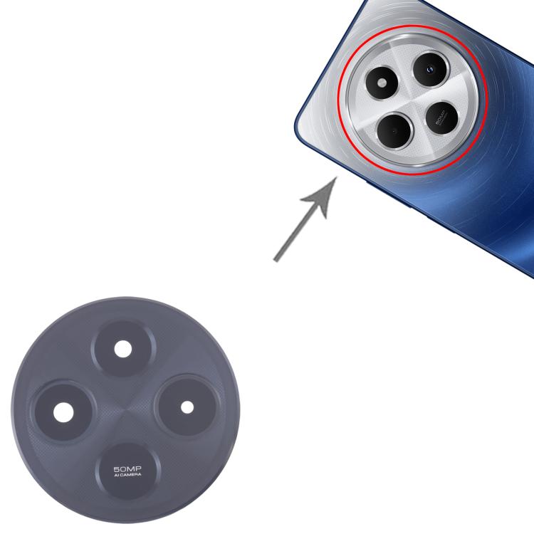 For Xiaomi Redmi 14R 5G Back Camera Lens (Black) - Camera by buy2fix | Online Shopping UK | buy2fix