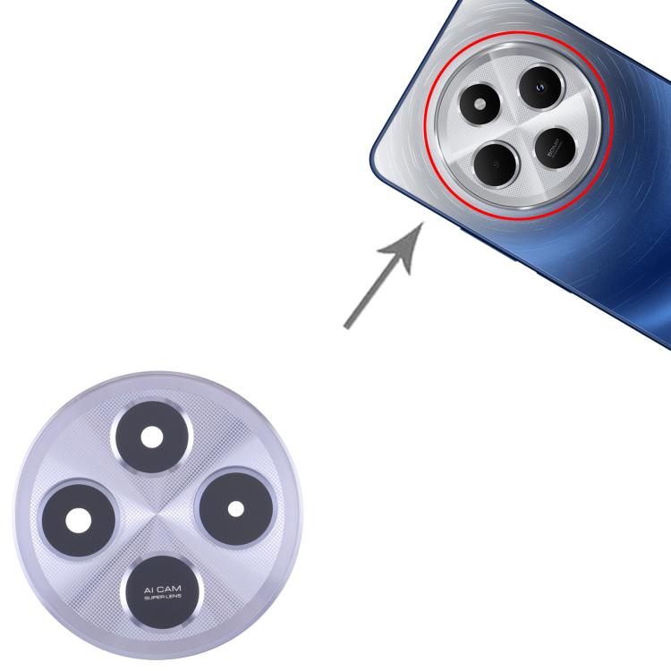 For Xiaomi Redmi 14R 5G Back Camera Lens (Purple) - Camera by buy2fix | Online Shopping UK | buy2fix