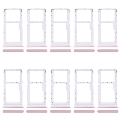 For Xiaomi Redmi 13 4G 10pcs SIM Card Tray + SIM Card Tray / Micro SD Card Tray (Pink) - Card Tray by buy2fix | Online Shopping UK | buy2fix