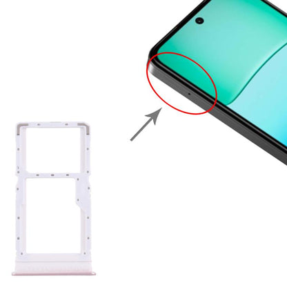For Xiaomi Redmi 13 4G 10pcs SIM Card Tray + SIM Card Tray / Micro SD Card Tray (Pink) - Card Tray by buy2fix | Online Shopping UK | buy2fix