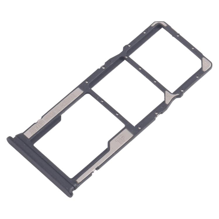 For Xiaomi Poco C75 10pcs SIM Card Tray + SIM Card Tray + Micro SD Card Tray (Black) - Card Tray by buy2fix | Online Shopping UK | buy2fix