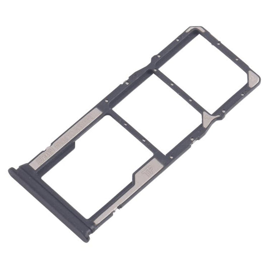 For Xiaomi Poco C75 10pcs SIM Card Tray + SIM Card Tray + Micro SD Card Tray (Black) - Card Tray by buy2fix | Online Shopping UK | buy2fix