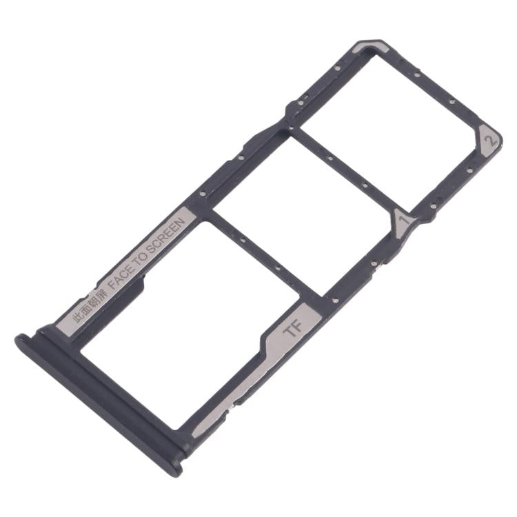 For Xiaomi Redmi A4 10pcs SIM Card Tray + SIM Card Tray + Micro SD Card Tray (Black) - Card Tray by buy2fix | Online Shopping UK | buy2fix