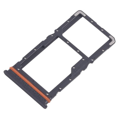 For Xiaomi Poco M6 4G 10pcs SIM Card Tray + SIM Card Tray / Micro SD Card Tray (Black) - Card Tray by buy2fix | Online Shopping UK | buy2fix