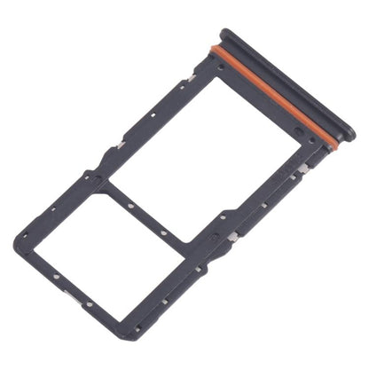 For Xiaomi Poco M6 4G 10pcs SIM Card Tray + SIM Card Tray / Micro SD Card Tray (Black) - Card Tray by buy2fix | Online Shopping UK | buy2fix