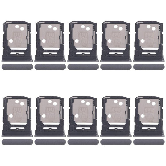 For Xiaomi Redmi A3 4G 10pcs SIM Card Tray + SIM Card Tray (Black) - Card Tray by buy2fix | Online Shopping UK | buy2fix