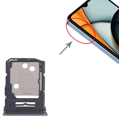 For Xiaomi Redmi A3 4G 10pcs SIM Card Tray + SIM Card Tray (Black) - Card Tray by buy2fix | Online Shopping UK | buy2fix