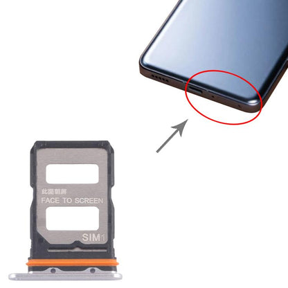 For Xiaomi Redmi K70 Ultra 10pcs SIM Card Tray + SIM Card Tray (Silver) - Card Tray by buy2fix | Online Shopping UK | buy2fix