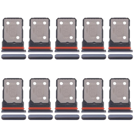 For Xiaomi Redmi A3 Pro 10pcs SIM Card Tray + SIM Card Tray (Black) - Card Tray by buy2fix | Online Shopping UK | buy2fix