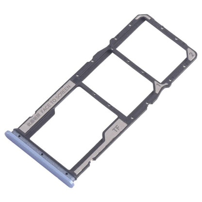 For Xiaomi Poco M6 Pro 4G 10pcs SIM Card Tray + SIM Card Tray + Micro SD Card Tray (Blue) - Card Tray by buy2fix | Online Shopping UK | buy2fix