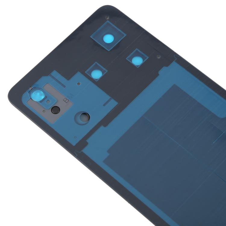 For ZTE Blade A76 4G Plastic Back Cover with Camera Lens Cover(Black) - Back Cover by buy2fix | Online Shopping UK | buy2fix