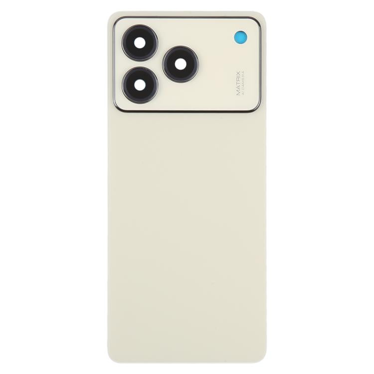 For ZTE Blade A76 4G Plastic Back Cover with Camera Lens Cover(Gold) - Back Cover by buy2fix | Online Shopping UK | buy2fix