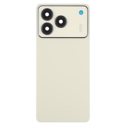 For ZTE Blade A76 4G Plastic Back Cover with Camera Lens Cover(Gold) - Back Cover by buy2fix | Online Shopping UK | buy2fix