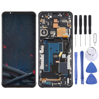 For ZTE nubia RedMagic 6s Pro NX669S Original LCD Screen Digitizer Full Assembly with Frame (Black) - For ZTE by buy2fix | Online Shopping UK | buy2fix