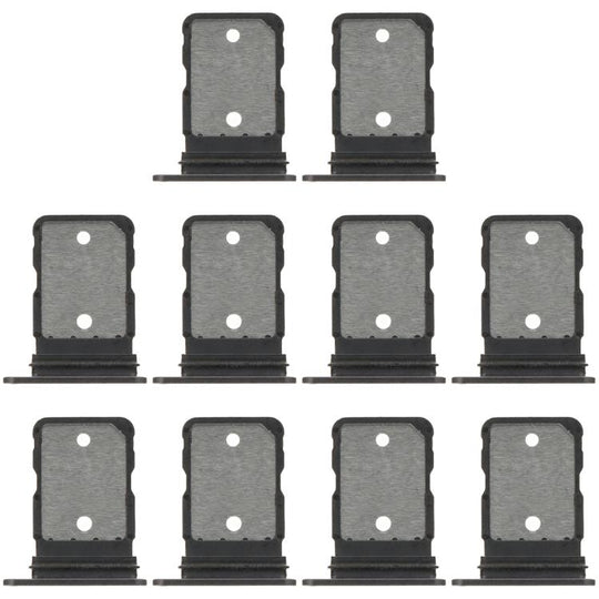 For Google Pixel 9 Pro Fold 10pcs SIM Card Tray (Black)