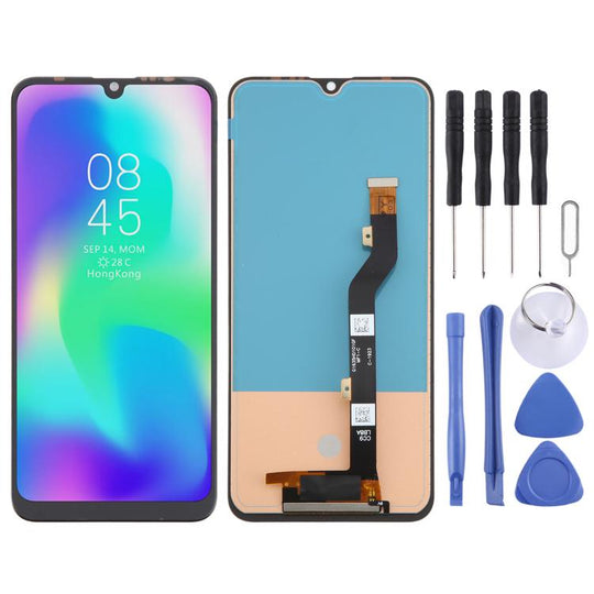 For Tecno Pouvoir 3 Plus LB8 LB8a TFT LCD Screen with Digitizer Full Assembly