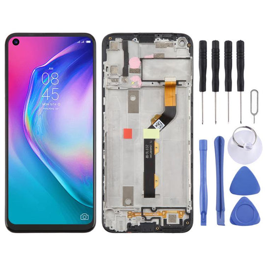For Tecno Camon 15 Air CD6 CD6S TFT LCD Screen Digitizer Full Assembly with Frame