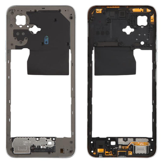 For Tecno Spark Go 2 KM4 Original Middle Frame Bezel Plate (White)