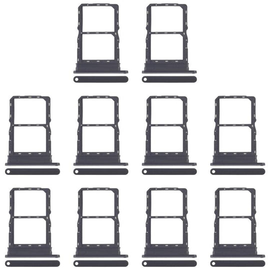 For Honor X7a 10pcs Original SIM Card Tray + SIM Card Tray (Black)