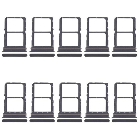 For Honor Play 8T 10pcs Original SIM Card Tray + SIM Card Tray (Black)