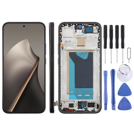 For Xiaomi 15T Original LCD Screen Digitizer Full Assembly with Frame (Black)