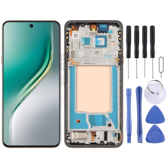 For Tecno Camon 40 Premier CM8 Original LCD Screen Digitizer Full Assembly with Frame (Gold)