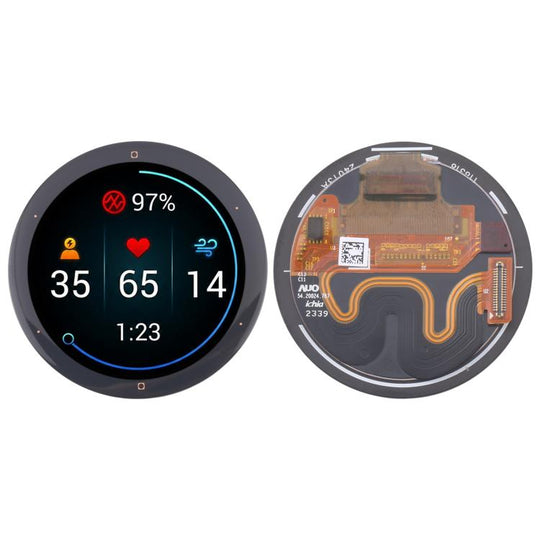 For Garmin Venu 2S Original LCD Screen with Digitizer Full Assembly (Gold)