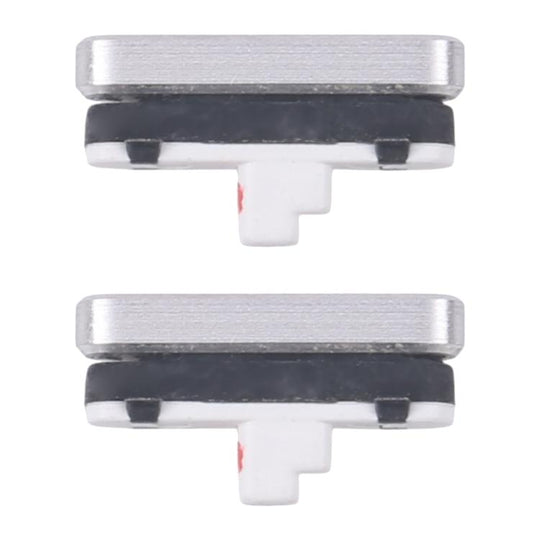 For LG G6 1set Original Power Button + Volume Control Button (Silver)
