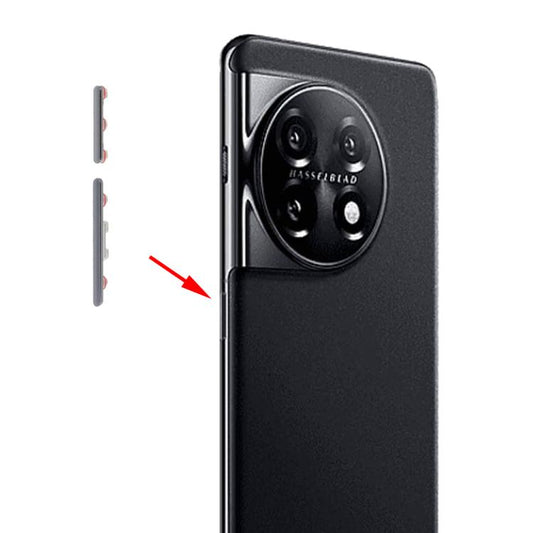 For OnePlus 11 Power Button and Volume Control Button (Black) - Home key & Side Key by buy2fix | Online Shopping UK | buy2fix