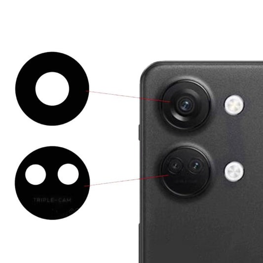 For OnePlus Ace 2V PHK110 Back Camera Lens Set (Black) - Camera Series by buy2fix | Online Shopping UK | buy2fix