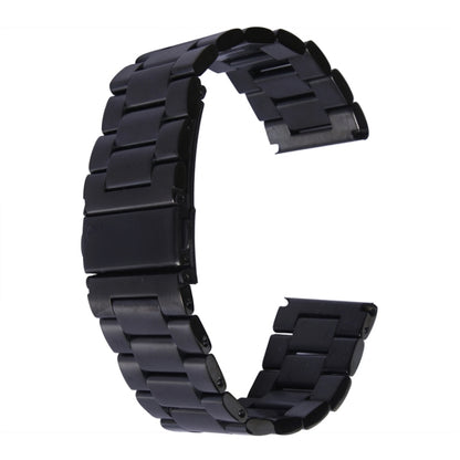For Apple Watch 42mm Classic Buckle Steel Watch Band, Only Used in Conjunction with Connectors ( S-AW-3293 )(Black) by buy2fix
