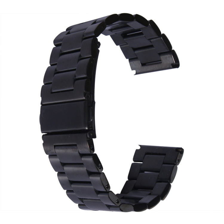 For Apple Watch 42mm Classic Buckle Steel Watch Band, Only Used in Conjunction with Connectors ( S-AW-3293 )(Black) by buy2fix