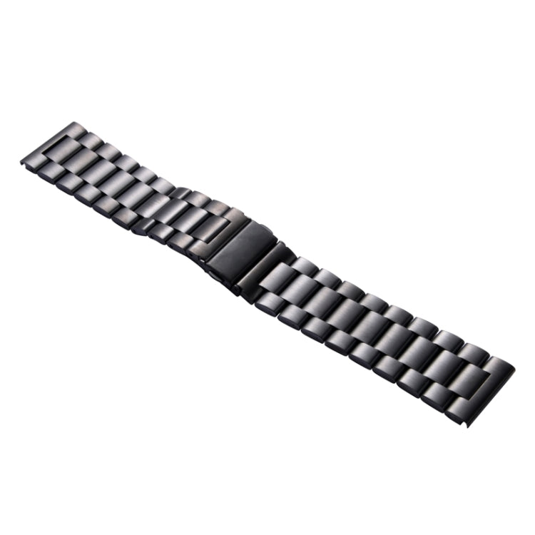 For Apple Watch 42mm Classic Buckle Steel Watch Band, Only Used in Conjunction with Connectors ( S-AW-3293 )(Black) by buy2fix