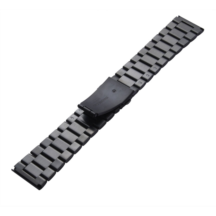 For Apple Watch 42mm Classic Buckle Steel Watch Band, Only Used in Conjunction with Connectors ( S-AW-3293 )(Black) by buy2fix