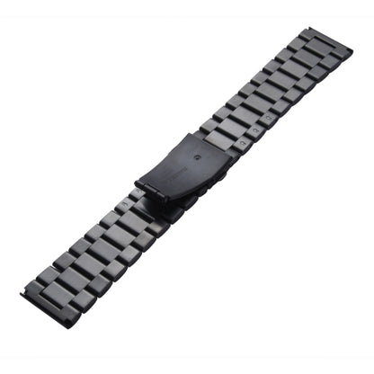 For Apple Watch 42mm Classic Buckle Steel Watch Band, Only Used in Conjunction with Connectors ( S-AW-3293 )(Black) by buy2fix