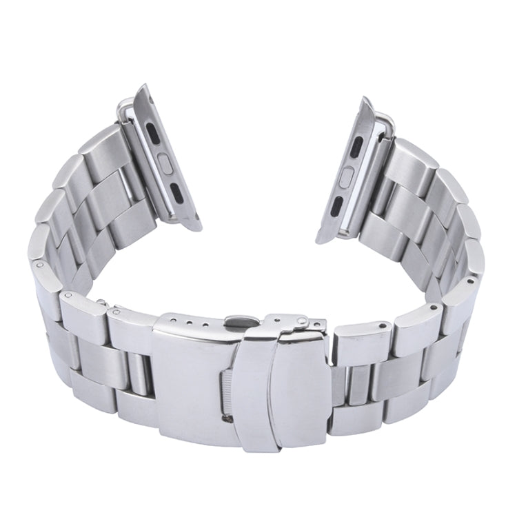 For Apple Watch 42mm Stainless Steel Classic Buckle Watch Band by buy2fix